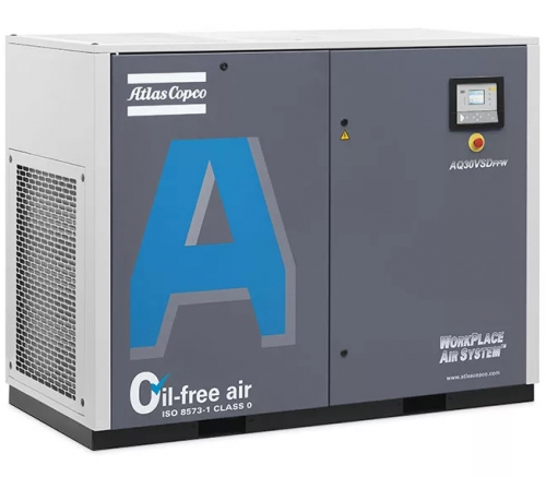 Безмасляный компрессор Atlas Copco AQ37 VSD 13FF